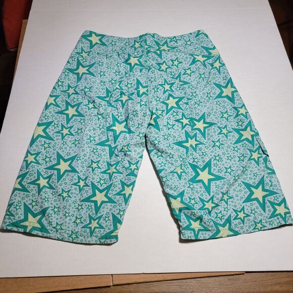 Creating Limitless Heights Swim Trunks Teal Stars - Size 36 - Picture 2 of 3